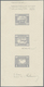 (*) Island: 1930, Cardboard Proof Of Tone Plate (background) In Grey Of 30 A. Green, The Unisssued 45 A. And The 1 - Other & Unclassified