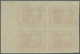 **/* Island - Dienstmarken: 1930, 5 Kr. Allthing With Overprint IMPERFORATED In Upper Right Corner Block Of 4, 2 Up - Officials