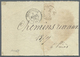 Br Argentinien: 1866. Stampless Envelope (opened On Three Sides) To France From 'Guerin & Fils, Buenos Ayres' Cancelled  - Other & Unclassified
