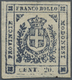 * Italien - Altitalienische Staaten: Modena: 1859, 20c. Slate, Fresh Colour, Full Margins, Mint O.g. With Hinge - Modène