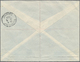 Br Ascension: 1951. Registered Envelope Addressed To Tunis, North Africa Bearing SG 38, ½d Black And Violet, SG 39, 1d B - Ascension