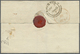 Br Neusüdwales: 1845 (2.12.), Pre-philatelic Folded Entire With Different Ms. Taxe Markings And Fine Red Oval 'PAID SHIP - Covers & Documents