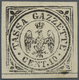 * Italien - Altitalienische Staaten: Modena - Zeitungsstempelmarken: 1859, 10c. Black, Fresh Colour, Wide Margin - Modena