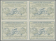 GA Südaustralien: Design 1906 International Reply Coupon As Block Of Four 3 D South Australia. This Block Of Internation - Covers & Documents