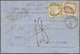 Br Italien - Altitalienische Staaten: Sardinien: 1858, 40c. Red And 80c. Ochre On Folded Envelope Tied By Clear " - Sardaigne
