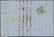 Br Italien - Altitalienische Staaten: Sardinien: 1858, 40c. Red And 80c. Ochre On Folded Envelope Tied By Clear " - Sardaigne