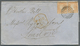 Delcampe - Br Victoria: 1855/1857, Two Folded Entires And A Small Cover Each Bearing Two Woodblocks 6d Dull Orange Incl. One Entire - Covers & Documents