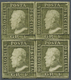 * Italien - Altitalienische Staaten: Sizilien: 1859, 1gr. Olive-green, Block Of Four, Fresh Colour, Close To Ful - Sicile