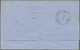 Br/ Italien: 1863, 15 C Blue "Tipo Sardo", Single Franking On Folded Letter Cover From FIRENZE, 1 GEN 1863, To Bib - Marcophilie