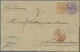 Br Italien: 1863/65, King Vittorio Emanuele II Issue, Turin Printing, 10c And 60c On Cover Sent From Naples (1870 - Marcophilie