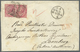 Br Italien: 1872, 40c. Carmine, Two Copies On Lettersheet From "ROMA 5.12.72" To Lemberg With Arrival Mark 12.12. - Marcophilie