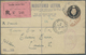 GA Australien: 1917. Registered Great Britain Postal Stationery Envelope 'two Pence' Black Cancelled By 'Field Post Offi - Other & Unclassified