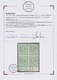 * Italien: 1906, 5c. Green, Bottom Marginal Block Of Four, Mint O.g., Certificate Studio Peritale Romano. Sass. - Marcophilia