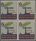 ** Italien: 1918, AIR MAIL Vignette "PADOVA - VIENNA - PRAGA" Block Of Four, Mint Never Hinged, Fine And Scarce. - Marcophilie