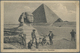 Br Australien - Besonderheiten: 1915. Stampless Picture Post Card (tear At Bottom And Corner Fold) Of 'Pyramids, Cairo'  - Autres & Non Classés