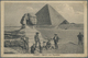 Br Australien - Besonderheiten: 1915. Stampless Picture Post Card (tear At Bottom And Corner Fold) Of 'Pyramids, Cairo'  - Other & Unclassified