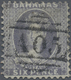 O Bahamas: 1862 No Watermark, Perf. 11½ To 12, 6d. Lavender-grey, Clearly Cancelled "A05", Very Fine And Strong Fresh Co - 1963-1973 Ministerial Government
