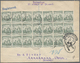 Br Barbados: 1901, Registered Letter With Great Franking By Block Of Twenty 1/2 D Definitives Via London To Germany. - Barbados (1966-...)