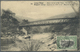 GA Belgisch-Kongo: 1918, Stationery Card To Namtu/Burmah: 5 C. Pictorial "No. 58 Railway Bridge" Uprated On Reverse 5 C. - Other & Unclassified