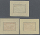Delcampe - Belgisch-Kongo: 1943, Set Of Totally 12 Different Souvenir Sheets Belgisch Kongo Bl. 3-10 And Ruanda-Urundi Bl. 1-3 Issu - Autres & Non Classés