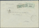 Br Italien - Paketmarken: 1944, 18.6. 2 Lire Unseparated Parcel Stamp Used As Ordinary Stamp On Registered Letter - Postal Parcels