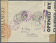 Br Bermuda-Inseln: 1942. Registered Air Mail Envelope Addressed To The United States Bearing French Morocco 'Child Refug - Bermudes