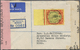 Br Bermuda-Inseln: 1944. Registered Air Mail Envelope Addressed To Ireland Bearing SG 118d, 5s Pale Bluish Green And Car - Bermuda