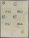 * Bolivien: 1867, 10 Centavos 'Condor' Graubraun, Erste Emission Im Tadellosen Eckrand-Viererblock Aus Der Linken Untere - Bolivia