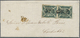 Br Bolivien: 1867, Condor 5 C Deep-green, Position 39/51, Vertical Pair Tied By Single-line "STA. CRUZ" On Entire Letter - Bolivia