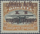 * Bolivien: 1930, Zeppelin 50 C. With Double Overprint (one Inverted) In Brown, Unused, Slight Oxidized, Otherwise Fine, - Bolivia