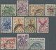Br Italienische Besetzung 1941/43 - Griechenland: 1941. Air Mail Set Fine Used SG 22 To SG 32. Only 62 Complete S - Cefalonia & Itaca