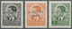 ** Italienische Besetzung 1941/43 - Montenegro: 1941 LOVCEN PARTISAN STAMPS Complete Set Of Three, Mint Never Hin - Montenegro