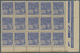 ** Brasilien: 1929, 500 Rs Ultramarine, Wm "I", Block Of 15 From The Lower Right Corner Of The Sheet, Unmounted Mint. 37 - Other & Unclassified