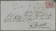 Br Italienische Post In Der Levante: 1868, Ital. 60 C. Mit Nummernstempel "234" Auf Brief Von Alexandrien Nach Pi - General Issues