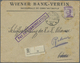 Br Italienische Post In Der Levante: 1920, Business Letter From CONSTANTINOPLE With 50 Cmi. Cancelled POSTE MILIT - General Issues
