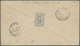 GA Brasilien - Ganzsachen: 1894. Registered Postal Stationery Envelope 300r Grey Upgraded With Yvert 81, 50r Blue (2) An - Postal Stationery