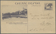 GA Brasilien - Ganzsachen: 1936 (30.1.), Stat. Postcard 100r. Deep Violet With Picture Beside 'RIO DE JANEIRO: Jardim E  - Postal Stationery