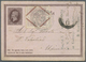 GA Italien - Ganzsachen: 1878: Postal Stationery "Risposta" With Additional "Marca Da Bollo" Lira Una De La Rue T - Stamped Stationery