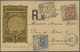 Br Italien - Ganzsachen: 1916. Registered 'Esposizioni-Rivnite' Illustrated Postal Stationery Card 10c Carmine Up - Stamped Stationery
