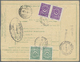 Delcampe - GA Italien - Ganzsachen: 1923/1926 Six Parcel Cards From Italy To Istanbul / Constantinople. Turkish Stamps On Th - Entiers Postaux