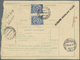 Delcampe - GA Italien - Ganzsachen: 1923/1926 Six Parcel Cards From Italy To Istanbul / Constantinople. Turkish Stamps On Th - Entiers Postaux