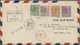 Br Britisch-Guyana: 1929. Air Mail Envelope Addressed To Porto Rico Bearing SG 272, 3c Green, SG 274, 2c Violet, SG 277, - British Guiana (...-1966)