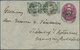 GA Britisch-Ostafrika Und Uganda: 1905. Postal Stationery Envelope One Anna Carmine Upgraded With SG 17, ½a Grey Green ( - East Africa & Uganda Protectorates