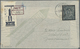 Br Jugoslawien: 1935, ROCKET-MAIL, "Jug II" Rocket-mail Stamp And 25 Pa Black/greyblack With Bilingual Dater HOCE - Lettres & Documents
