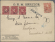 Br Neufundland: 1905. Envelope (corner Fault) Headed 'O.H.M. Service' Addressed To The United States Bearing SG 86, 2c O - 1857-1861