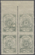 ** Lettland: 1920, Freimarken: Symbolik, 75 K Grün Im Postfrischen Viererblock Vom Bogenoberrand, Dabei Waagerech - Latvia