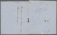 Br Chile: 1861 (13.7.), Stampless Folded Entire With Black Boxed Hs. 'PUNTA DEARENAS' And Ms. Taxe '25c' Beside Addresse - Chile