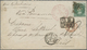 Br Chile: 1875. Envelope Addressed To France Bearing Chile Yvert 15, 20c Green Tied By Cork Cancel With Adjacent Concepc - Chile