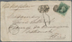 Br Chile: 1875. Envelope (creases) Addressed To France Bearing Chile Yvert 15, 20c Green Tied By British Post Office In  - Chile