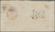 Br Chile: 1875. Envelope (creases) Addressed To France Bearing Chile Yvert 15, 20c Green Tied By British Post Office In  - Chile